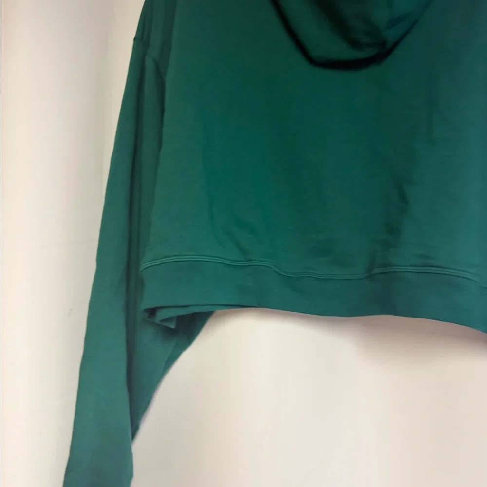 NWT Victoria’s Secret PINK Script Logo Cropped Hoodie Sweatshirt-Green-Size XXL - Picture 4 of 5